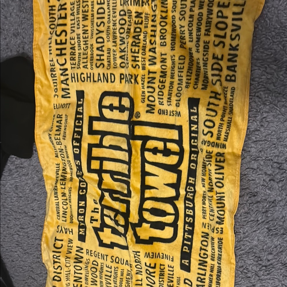 The Terrible Towel - Yellow and Black